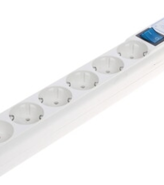 Сетевой фильтр Powercube SPL(5+1)-16B-P-3М-WHITE 3 м, 6 розеток, белый, коробка