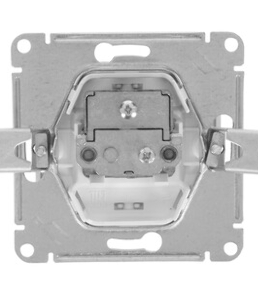 Systeme Electric Glossa Алюминий Розетка TV одиночная 1DB