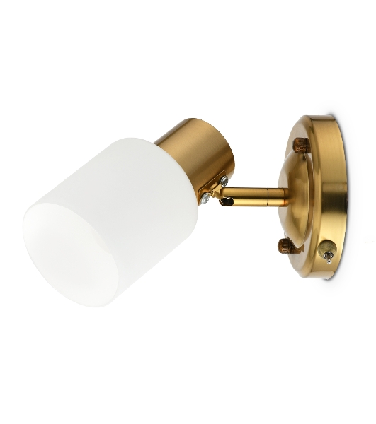 Светильник Ambrella light TR3967 BS/FR латунь/белый матовый  E27 max 40W 140*80*194