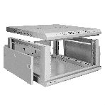 Шкаф телекоммуникационный 19' настенный 4U ExeGate EC-WM-4U.600.G.GREY (19”, 4U, 600x600x280mm (ШхГхВ), передняя дверь закаленное стекло, съемные боковые панели, пыле- и влагозащита IP23, светло-серый RAL 7035), фото4