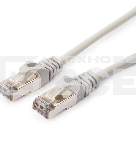 Патч-корд FTP Cablexpert кат.5e, 1м, литой, многожильный (серый)