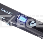 Щипцы для волос Galaxy GL 4505, голубой, 65 Вт, нагревательный элемент с защитой от перегрева, сменные пластины с керамическим покрытием: 89*27,5 мм и 89*57 мм, ЖК-дисплей с индикацией температуры, регулятор температурных режимов, шнур питания, вращающийс, фото5