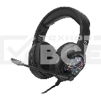 Наушники с микрофоном Oklick HS-L930G SNORTER черный/синий 2м мониторные USB оголовье (HS-L930G), фото2