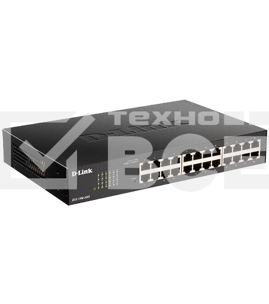 Настраиваемый компактный коммутатор D-Link DGS-1100-24V2/A1A EasySmart с 24 портами 10/100/1000Base-T