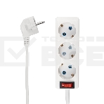 Удлинитель PROconnect 3 гнезда, 10 м, 3х0.75 мм², с/з, белый, фото6
