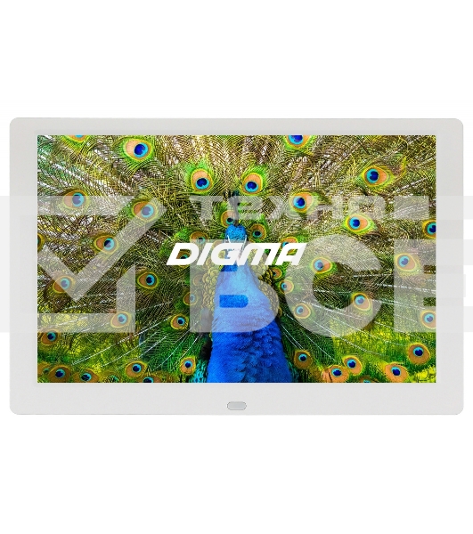 Фоторамка Digma 10.1' PF-1043 IPS 1280x800 белый пластик ПДУ Видео