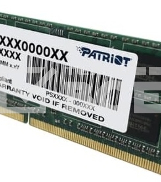 Оперативная память Patriot, DDR4, 16GB (1x16 GB), 2400 MHz, CL17, SO-DIMM