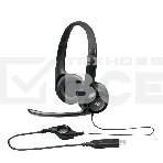 Гарнитура Logitech Headset Logitech H390 USB черный, фото15
