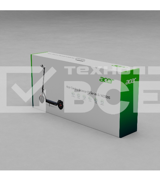 Электросамокат Acer ES Series 5 AES005 15000mAh черный (без сумки)