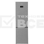 Холодильник Beko B3RCNK402HX нержавеющая сталь двухкамерный 257/100л морозилка снизу, фото 1