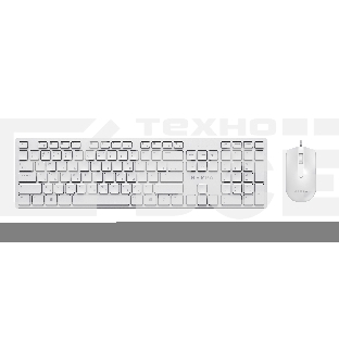 Комплект клавиатура+мышь NERPA, проводной, 104 кл, 1000DPI, 1.8м, белый