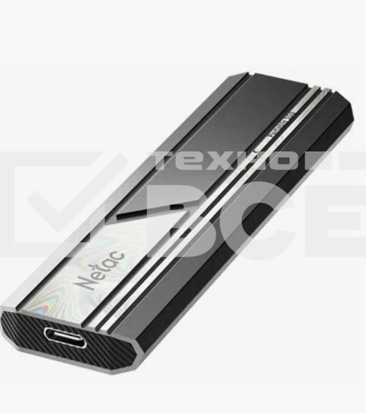 Накопитель SSD Netac USB-C 1Tb NT01ZX10-001T-32BK ZX10 2.5