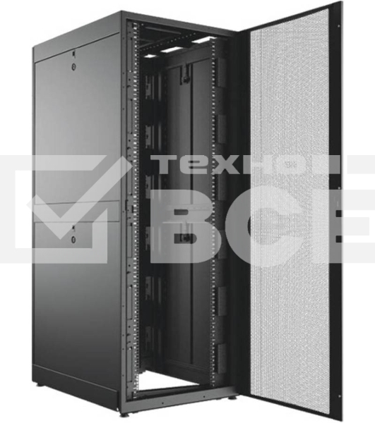 Шкаф телекоммуникационный C3 Solutions 42U 800x1050, черный, дверь перф.