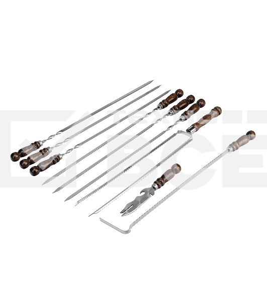 Набор шашлычный 9 предметов в сумке, Camping Palisad