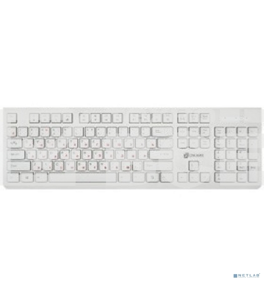 Клавиатура Oklick 505M белый USB slim