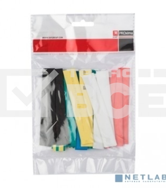 Набор трубок термоусадочных тонкостен. 30/15 (7 цветов по 3шт 100мм) EKF tut-n-30