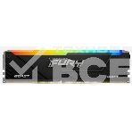 Оперативная память Kingston Fury Beast, DDR4, 16GB (2x8GB), 3600MHz, CL17, с радиаторами, RGB, черный, фото3