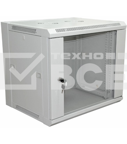 Настенный шкаф RexantPRO 6U 600×450×370 мм (ШxГxВ) 19
