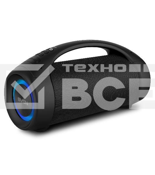 Колонки Sven 370 2.0 чёрные  (2x2W, USB, RGB подсветка)