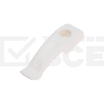 Держатель кабеля Rexant для прямого монтажа односторонний белый, 67 мм (20 шт/уп), фото 1