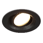 Встраиваемый поворотный точечный светильник Ambrella light TN102742 BK черный IP20 GU5.3 D95*25, фото9