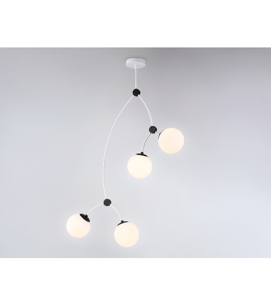 Светитльник Ambrella Light TR2572/4 WH/BK белый/черный E27/4 max 60W D790*1120