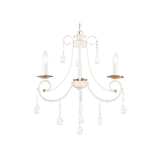 Светильник Ambrella light TR4915/3 WH/GD белый/золото E14/3 max 40W D550*860