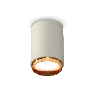 Светильник Ambrella Light XS6314024 SGR/PYG серый песок/золото желтое полированное MR16 GU5.3 (C6314, N6124)