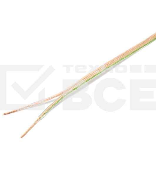 Акустический кабель Cablexpert CC-TC2x0,5-30M, прозрачный,  30 м, бухта