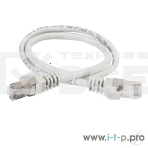 Коммутационный шнур (патч-корд) ITK PC01-C5EFL-2M , кат.5Е FTP, LSZH, 2м, серый, фото2