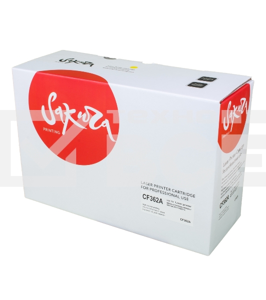 Картридж лазерный Sakura CF362A для HP Color LaserJet Enterprise M553n/553X/553dn HP Color LaserJet Enterprise M552dn, желтый, 5000 к.