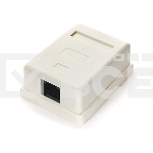 Розетка GEMBIRD NA212 RJ-45 кат.5e внешняя 1 порт, 110&Krone