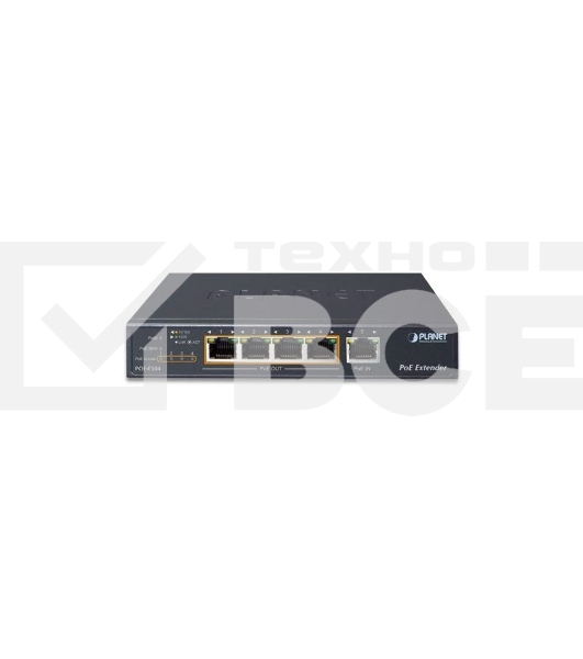 POE-E304 PoE расширитель 1-Port 60W Ultra PoE to 4-Port 802.3af/at Gigabit PoE Extender