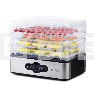 Сушилка для овощей и фруктов Kitfort KT-1914 5под. 240Вт черный