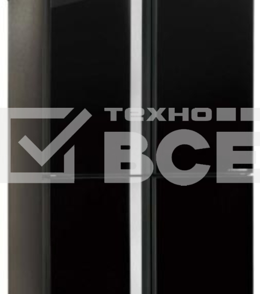 Холодильник Sharp SJGX98PBK черный трёхкамерный 394/211 л морозилка снизу