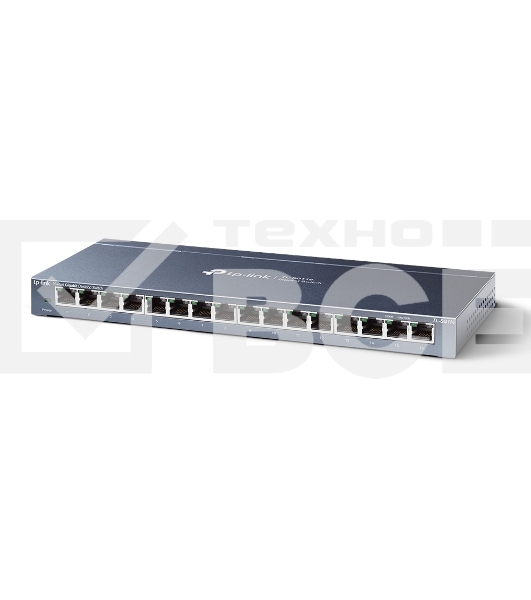 Коммутатор TP-LINK TL-SG116 16-портовый гигабитный настольный коммутатор