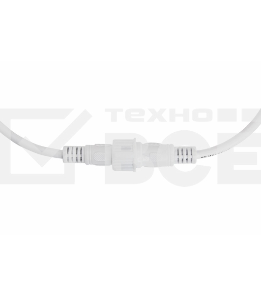 Соединительный кабель (5pin) герметичный (IP67) 5х0.5мм² белый Rexant