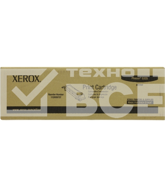 Картридж лазерный XEROX 113R00737 черный для Phaser 5335 (10000 страниц) (Channels)