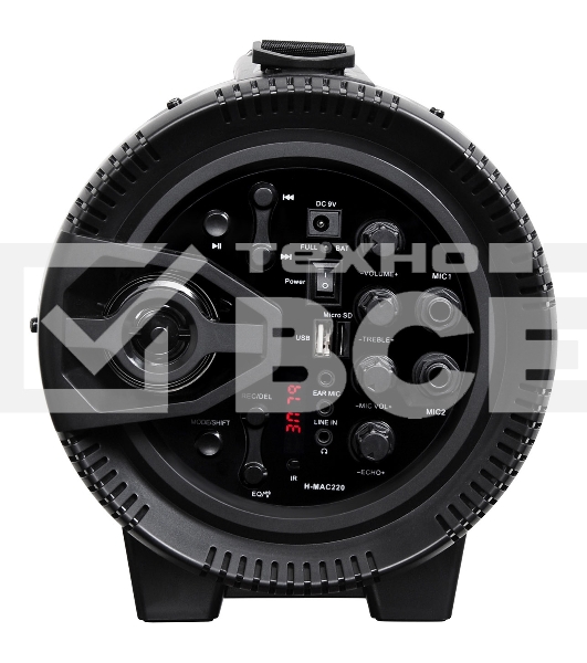 Минисистема Hyundai H-MAC220 черный 45Вт/FM/USB/BT/SD/MMC