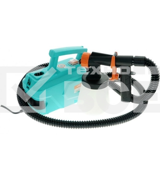 Краскопульт электрический Sturm SG9660B, 600Вт, 1100 мл/мин, бак на поясе, HVLP, С ТУРБИНОЙ SG9660B