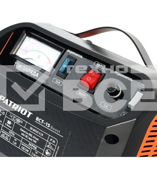Устройство пуско-зарядное PATRIOT BCT-15 Boost (650301515) 12В