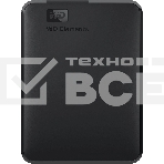 Внешний жесткий диск Western Digital Elements Portable WDBU6Y0040BBK-WESN 4ТБ 2,5