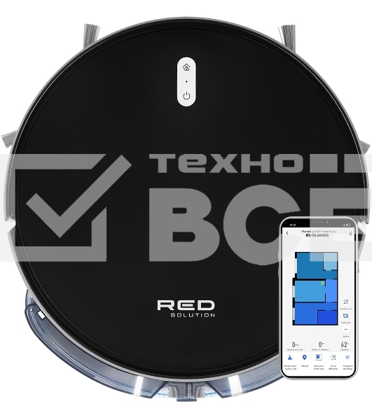 Пылесос-робот Red Solution RV-R6040S 22Вт черный