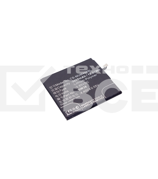 Аккумулятор CameronSinoCS-MUM400SL BM38 для Xiaomi Mi 4S3.85V / 3200mAh / 12.32Wh