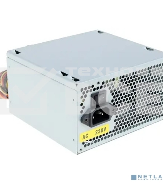 Блок питания Power Supply Foxline, 450Вт, 120мм, серебряный