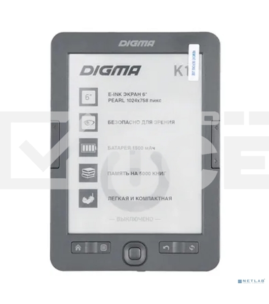 Электронная книга Digma K1 6