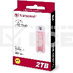 Внешний накопитель SSD Transcend USB-C 2TB TS2TESD300P ESD300 розовый, фото 1