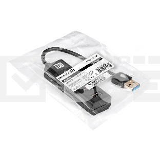 Хаб USB (концентратор) 4-в-1 ExeGate DUB-3213 (кабель-адаптер USB2.0 --> 3xUSB2.0, 1xUSB3.0, Plug&Play, черный)