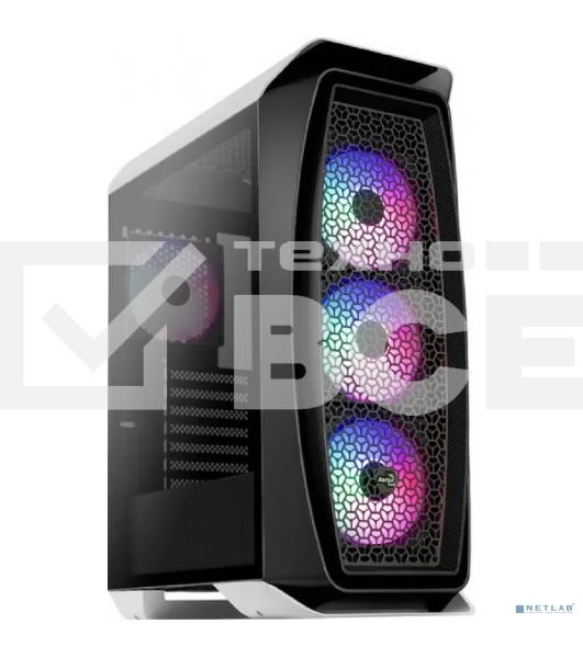 Компьютерный корпус Aerocool / Formula Aero One Frost-G-WT-v1 белый без БП ATX 4x120mm 2x140mm 2xUSB3.0 audio bott PSU