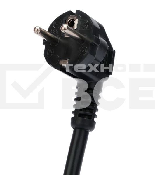 Кабель питания Cablexpert Россия PC-S22-C19-2.5-3M, Schuko-C19, 3x2.5мм2, 16A, с заземлением, медь, 3м, черный, пакет